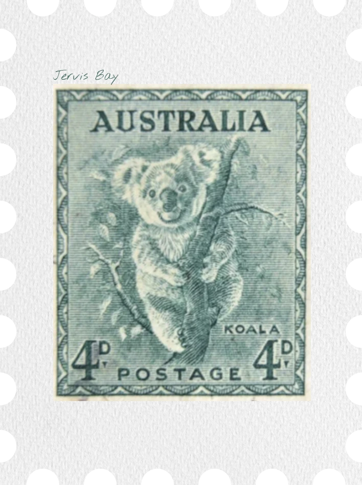 Stamp from Jervis Bay